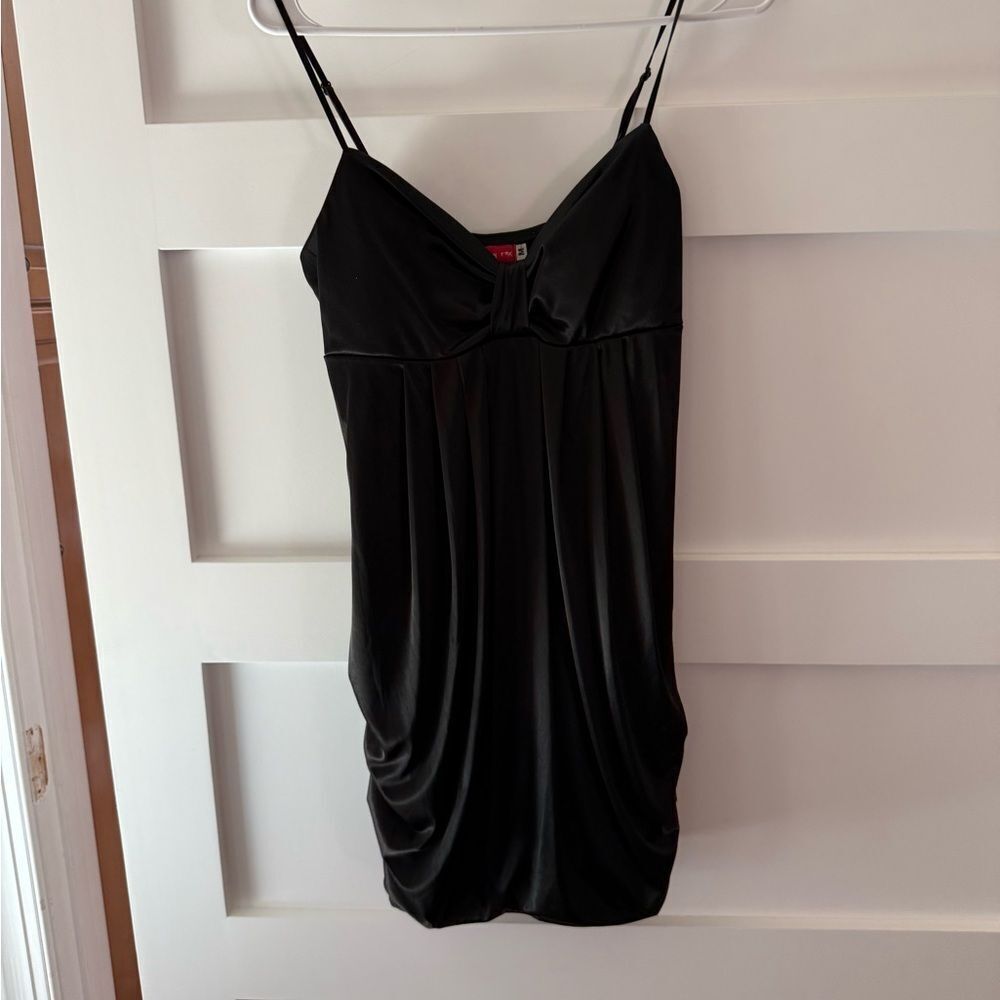 Y2K Ruby Rox bodycon Elegant Black Slip Dress size medium